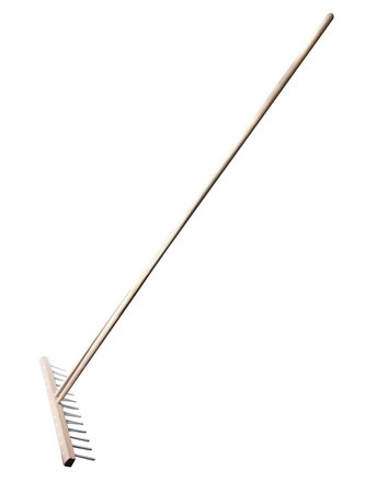 Hrábě dřevěné - umělohmotné kolíky