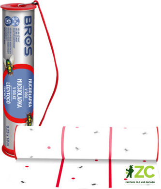 Bros - mucholapka v roli 0,25 x 10m