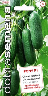 Dobré semená Uhorka sklen. - Pony F1 MINI 10s