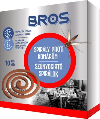 Bros - špirály proti lietajúcemu hmyzu 10 ks