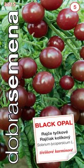 Dobré semená Paradajka tyč. čerešňové - Black Opal 10s
