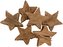 Dekorace - Kokosová hvězda 6 ks
