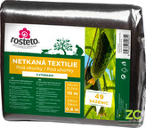 Neotex / netkaná textilie výsek černý 45g - okurky šíře 0,8 x 10 m