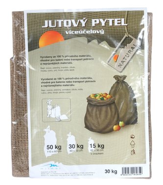 Jutové vrece 30 kg (50x80 cm)