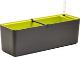 Truhlík samozavlažovací Berberis - antracit + zelená 80 cm