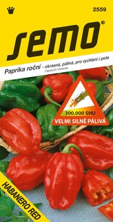 Paprika zel. štipľavá - Habanero Red 15s /SHU 300 000/