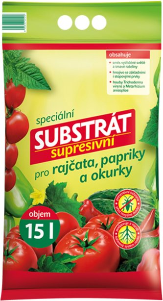 Substrát Forestina Profík - Supresívny pre paradajky, papriky a uhorky 15l