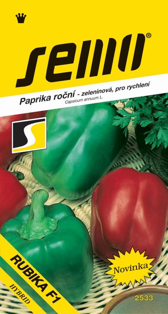 Paprika zel. sladká F1 - Rubika F1 rychl 15s