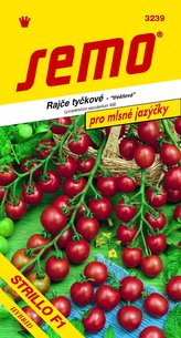Paradajka tyč. čerešňové - Strillo F1 12s - séria JAZÝČKY