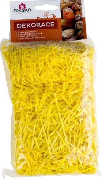 Dřevitá vlna Rosteto žlutá - 50 g