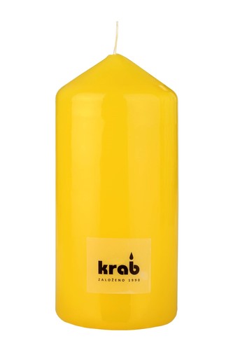 Svíčka válec 60x110 mm - žlutá