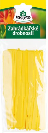 Menovka zapich Rosteto SL 140 žltá 12,5x10x1,7 cm (sada 15ks)