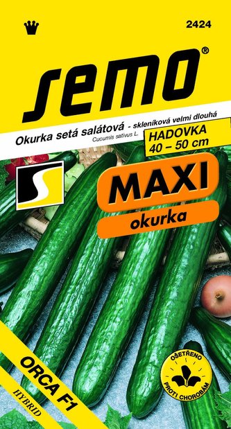 Uhorka sklen. - Orca F1 veľmi dl 10s - séria MAXI