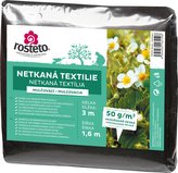 Neotex / netkaná textilie Rosteto - černý 50g šíře 3 x 1,6 m