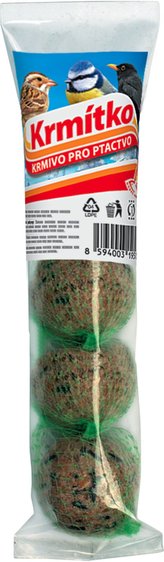 Lojsemenná koule 4 ks folie (4x90 g) s bylinkami