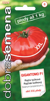 Dobré semená Paradajka tyč. - Gigantomo F1 MAXI 10s