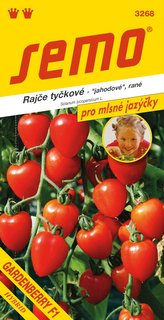 Paradajka tyč. jahodové - Gardenberry F1 12s - séria JAZÝČKY