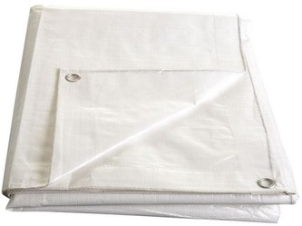 Plachta kašírovaná nepremokavá biela 140g/m2 - 4x5 m