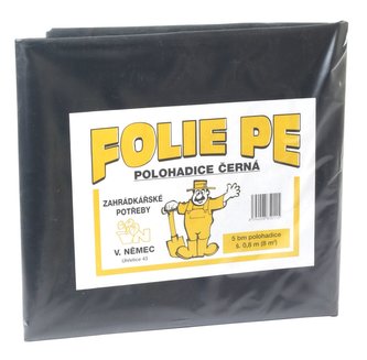 Folie černá 5 bm polohadice 0,8x5 m