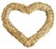 Srdce slaměné - 25 cm