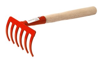 Hrabičky 6 Z s násadou 27 cm Rosteto - oranžová