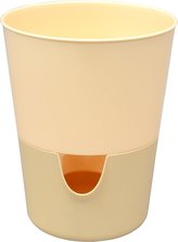 Květináč Rosmarin - slonová kost světlá + tmavá 11 cm