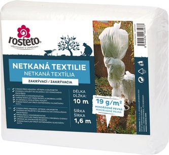 Neotex / netkaná textilie Rosteto - bílý 19g šíře 10 x 1,6 m Neotex / netkaná textilie Rosteto - bílý 19g šíře 10 x 1,6 m
