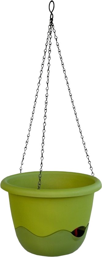 Květináč Mareta závěsný - zelená světlá + tmavá 30 cm