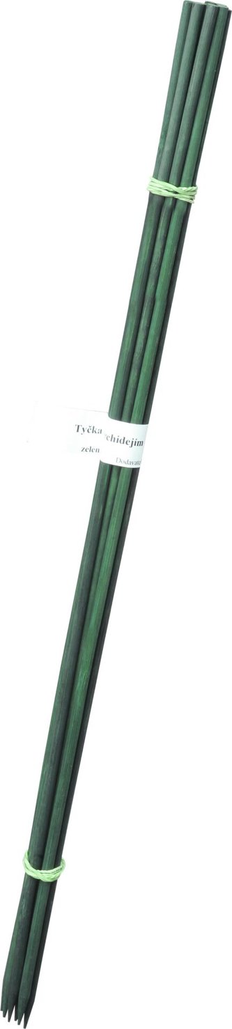 Tyčka k orchidei 6mm, 70 cm - 10 ks bambus zelená