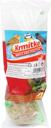 Lojsemenná koule 4 ks folie (4x90 g) s ovocem