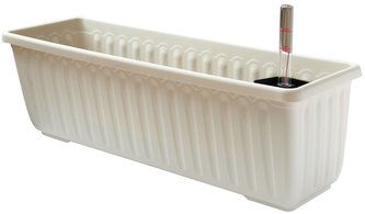 Truhlík samozavlažovací Siesta LUX - slonová kost 40 cm