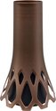Váza hřbitovní Roseta bronz - se zátěží 1,3l