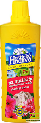 Hoštické tekuté - muškáty 1 l s guánem