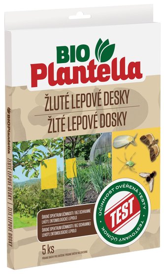 Desky Bio Plantella žluté - univerzální 5 ks Desky Bio Plantella žluté - univerzální 5 ks