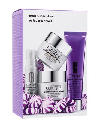 Clinique Clinique Smart noční pleťový krém Clinique Smart Night Clinical MD Repair Treatment 30 ml + denní pleťový krém Clinique Smart SPF15 Custom-repair Moisturizer 15 ml + noční pleťový krém Clinique Smart Night Custom-repair Moisturizer 15 ml + oční p