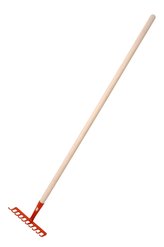 Hrabičky 10 Z s násadou 100 cm Rosteto - oranžová