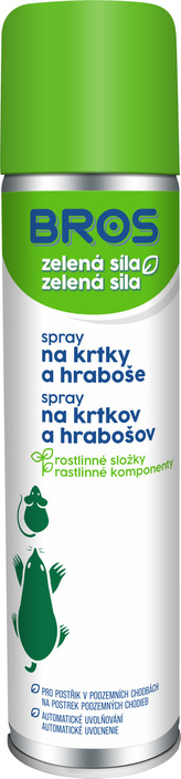 Bros - Zelená sila sprej proti krtkom a hrabošom 400 ml