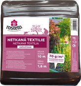 Neotex / netkaná textília Rosteto - hnedočierny 70g šírka 10 x 1,6 m