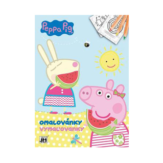 Prasiatko Peppa - Omaľovánky A4