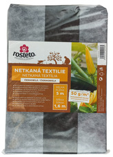 Neotex / netkaná textilie Rosteto - černobílý 50g šíře 5 x 1,6 m