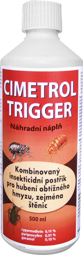 Cimetrol Trigger insekt. postrek proti obtiažnemu hmyzu - 500 ml náhradná náplň