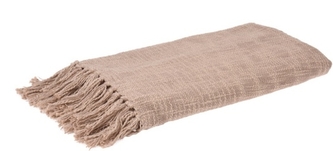 Pléd 130x170cm, barva hnědá