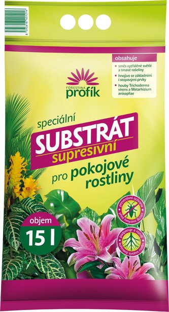 Substrát Forestina Profík - Supresívny pre izbové rastliny 15 l Substrát Forestina Profík - Supresívny pre izbové rastliny 15 l
