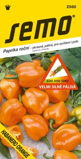 Paprika zel. štipľavá - Habanero Orange 15s /SHU 600 000/