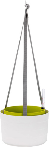 Žardina samozavlažovací trojzávěs Berberis - bílá + zelená 26 cm