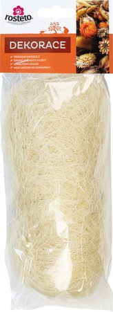 Sisalové vlákno Rosteto 30 g prírodné (biele)