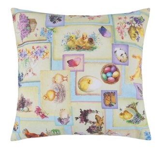 Povláček EMA - velikonoční patchwork - 45x45 cm