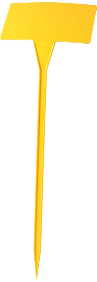 Menovka zapichovacia SL 500 žltá 53x16x10 cm lomená