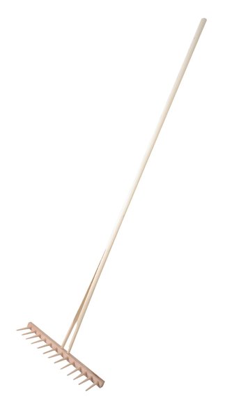 Hrábě dřevěné 14 zubů - dřevěné kolíky