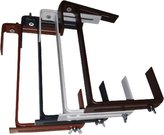 Držák na truhlík - kovový univerzální nastavitelný bílý (2 ks)